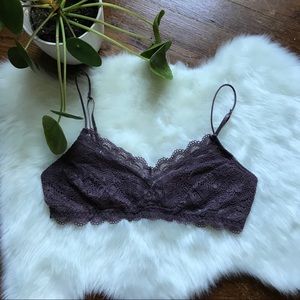 [urban outfitters] Purple Lace Bralette Small